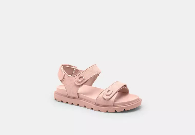 Brynn Sandal In Signature Canvas | Coach (US)