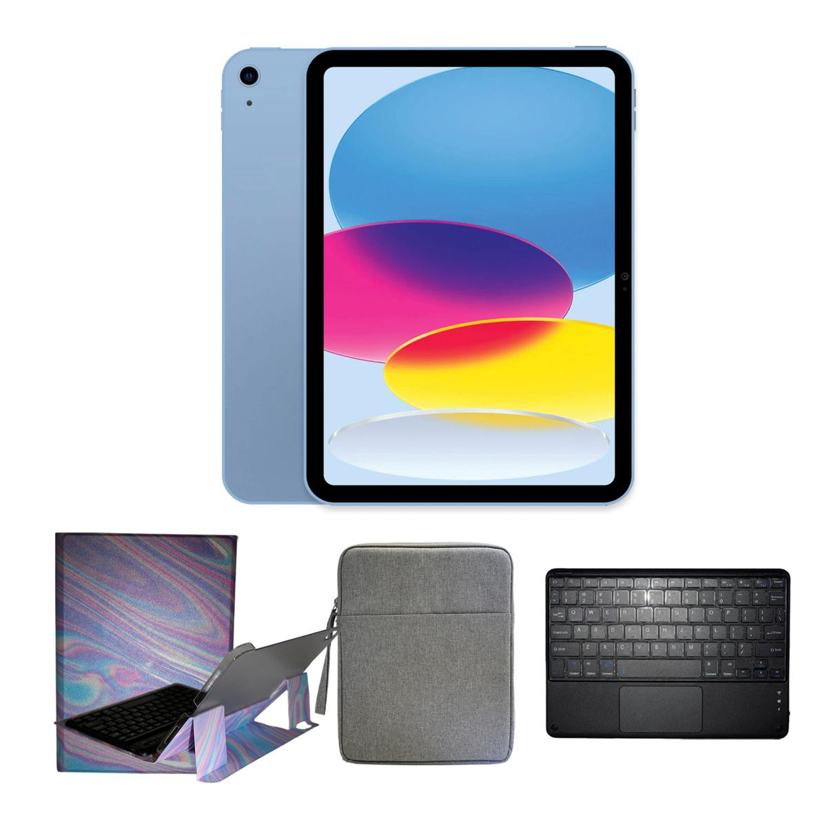 Apple iPad 10.9" 10th Gen 64GB or 256GB with Keyboard & Carrying Bag | HSN | HSN