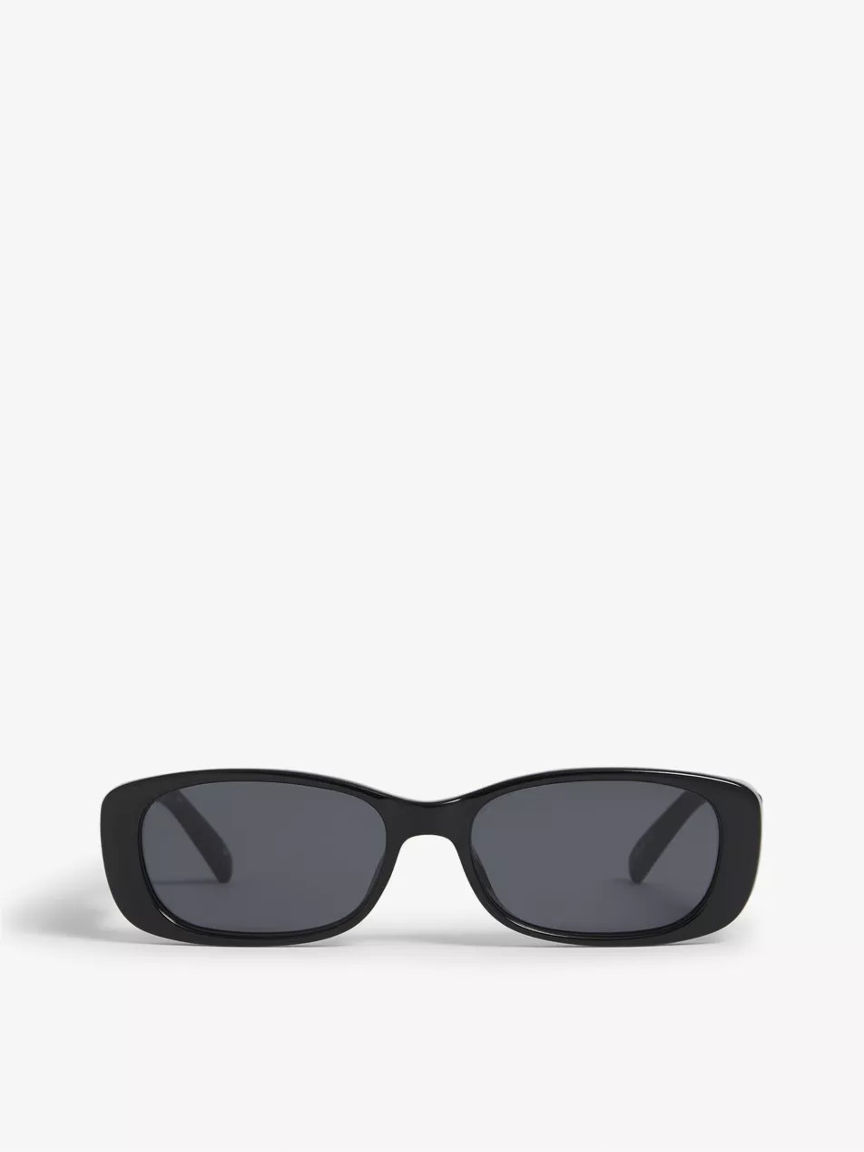 Unreal! rectangular-frame acetate sunglasses | Selfridges