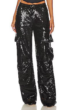 Steve Madden Duo Sequin Pant in Black from Revolve.com | Revolve Clothing (Global)