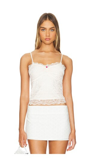x Intimately FP Lacey Essential Cami In Seasalt | Revolve Clothing (Global)
