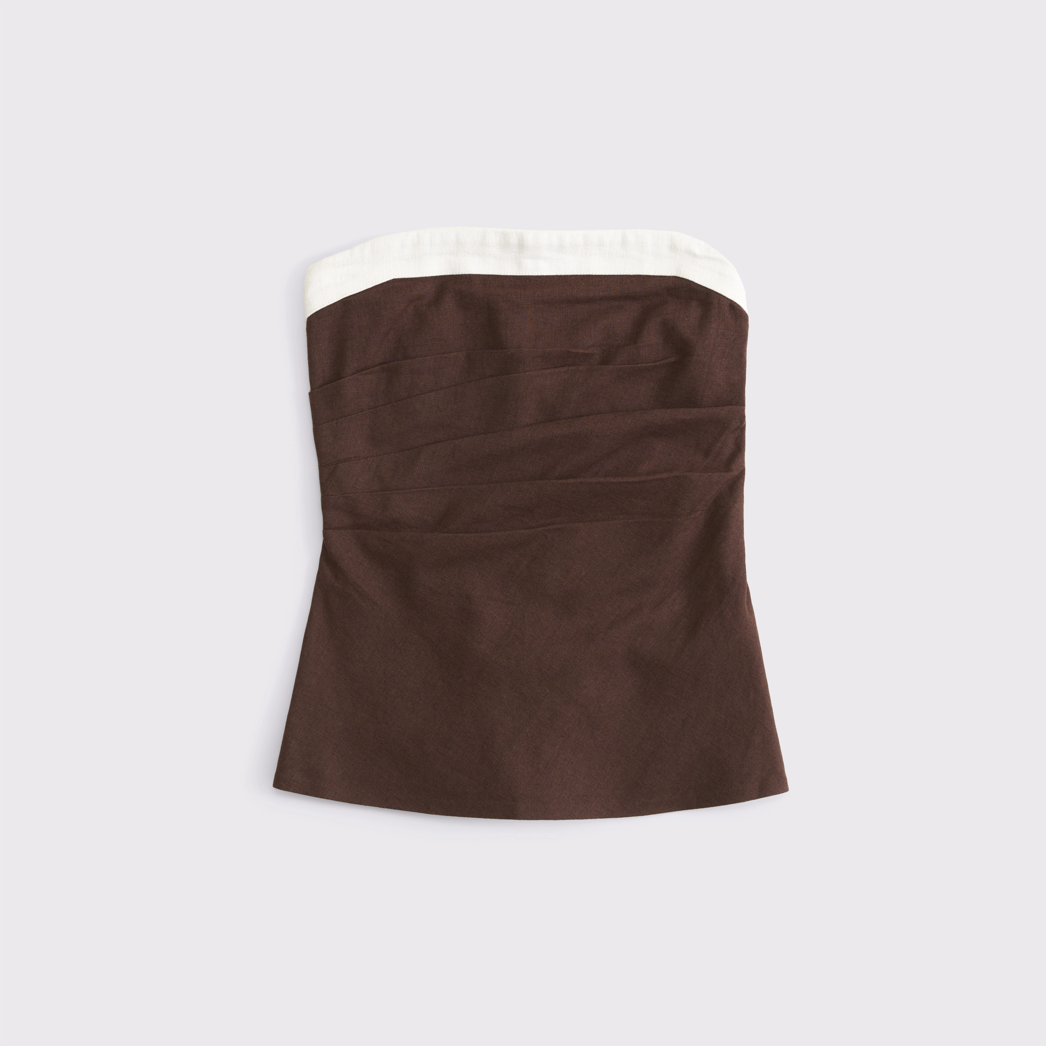 Linen-Blend Tube Top | Abercrombie & Fitch (US)