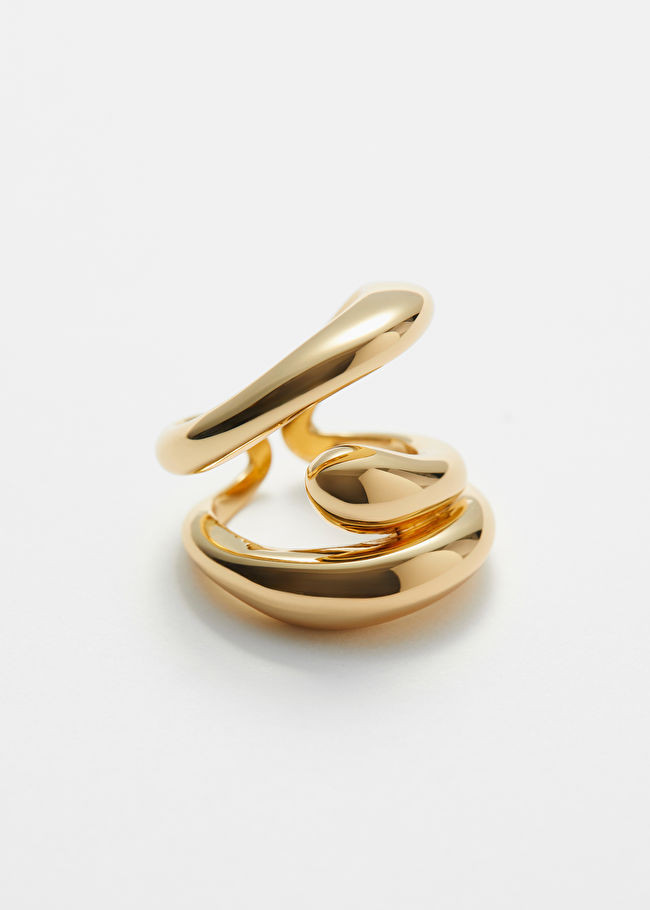 18-karat Gold-Plated Sculptural Ring | & Other Stories UK