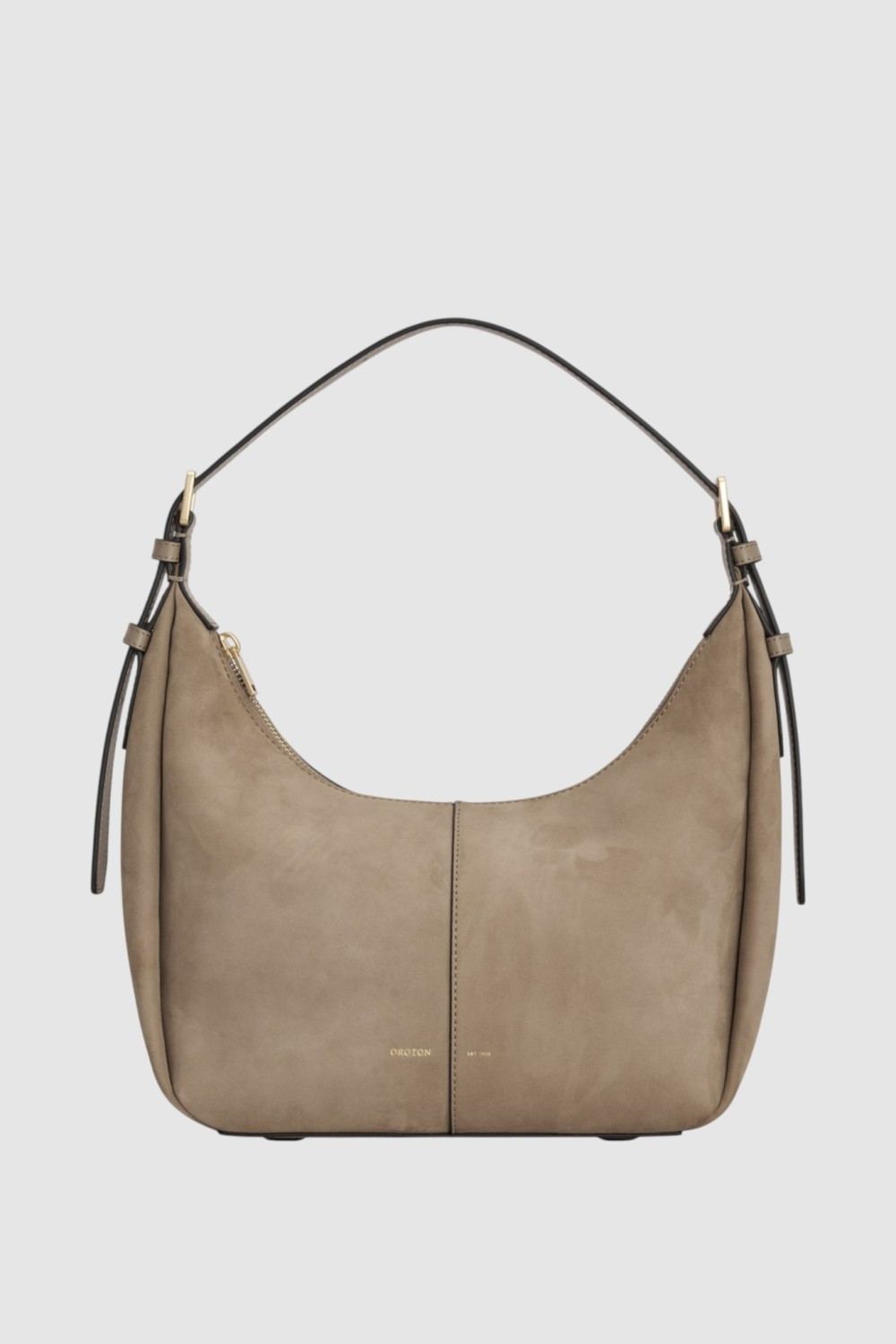 Dorit Nubuck Small Hobo Stone | Oroton