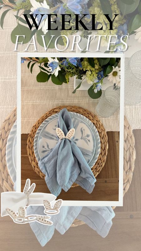 Our bunny napkin ring holders are on sale! So cute for spring events! 

Spring home, home decor, table setting ideas 

#LTKSeasonal #LTKhome #LTKsalealert