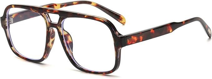 Retro Aviator Sunglasses for Women Men Trendy Classic 70s Square Aviator Sun Glasses Vintage Shad... | Amazon (US)