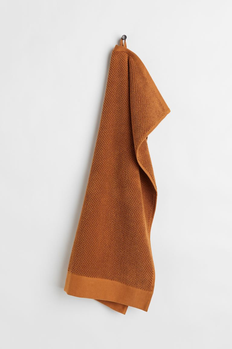 Cotton Terry Hand Towel - Tawny brown - Home All | H&M US | H&M (US + CA)