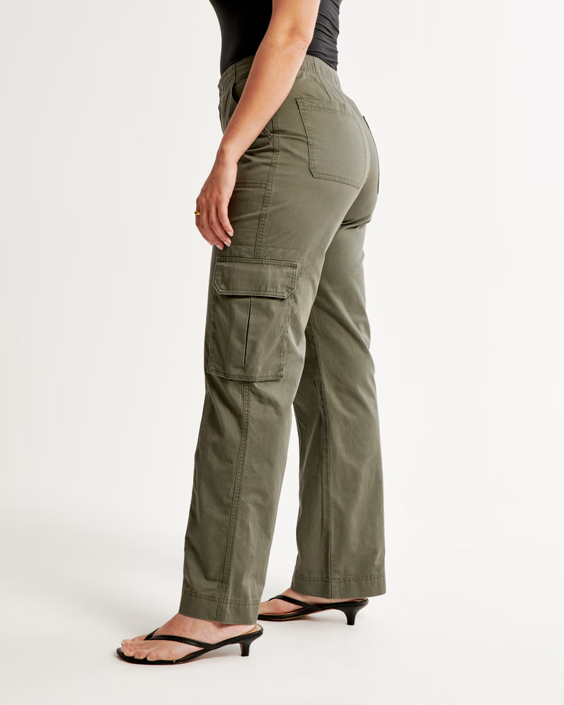 Curve Love Relaxed Cargo Pant | Abercrombie & Fitch (US)