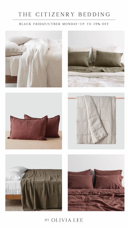 The coziest bedding from The Citizenry is on sale for BFCM and all profits to fund girls’ education in the High Atlas Mountains of Morocco! 🤍 #bedding #linenbedding 

#LTKGiftGuide #LTKhome #LTKCyberWeek