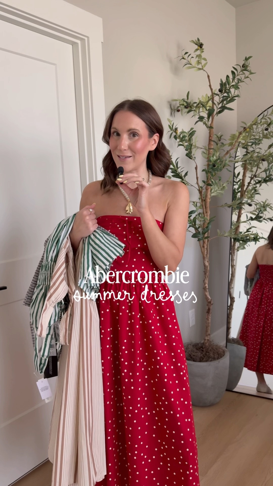 New summer dresses from @abercrombie 😍 wearing size xs in first 3 and small in the active dress

#abercrombie partner