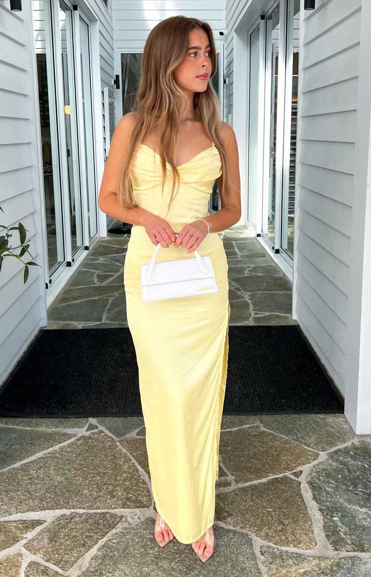 Honey Yellow Maxi Dress | Beginning Boutique (US)