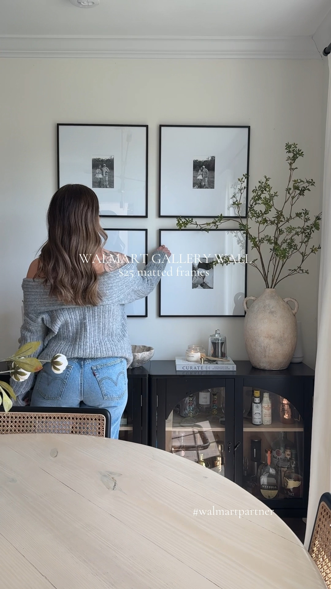 Gallery wall. Black think frames. Black matted frames. Black cabinets. Target home. Walmart home. 

#LTKHome #LTKFindsUnder50 #LTKStyleTip