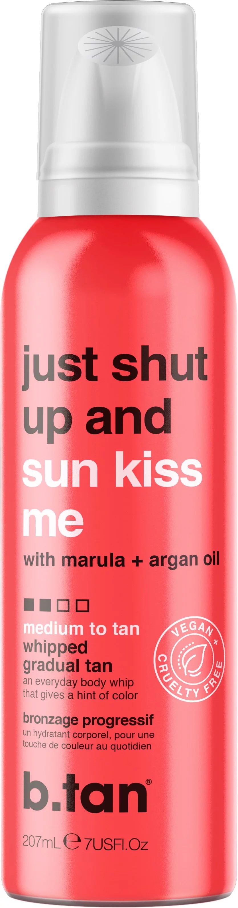 b.tan just shut up and sun kiss me whipped gradual tan with marula + argan oil 7 fl oz | Walmart (US)