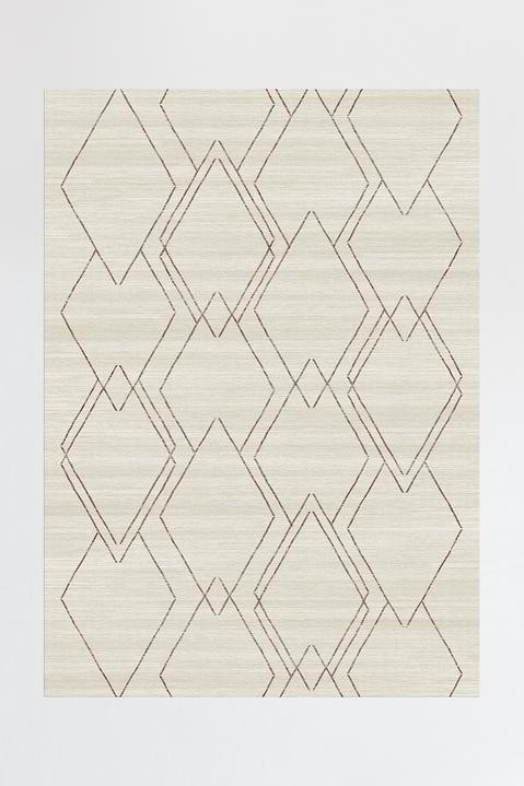 Diamond Dalia Beige Ivory Rug | Ruggable