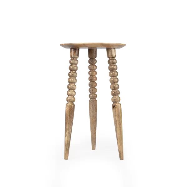 Lessing Solid Wood Top Three Leg End Table | Wayfair North America