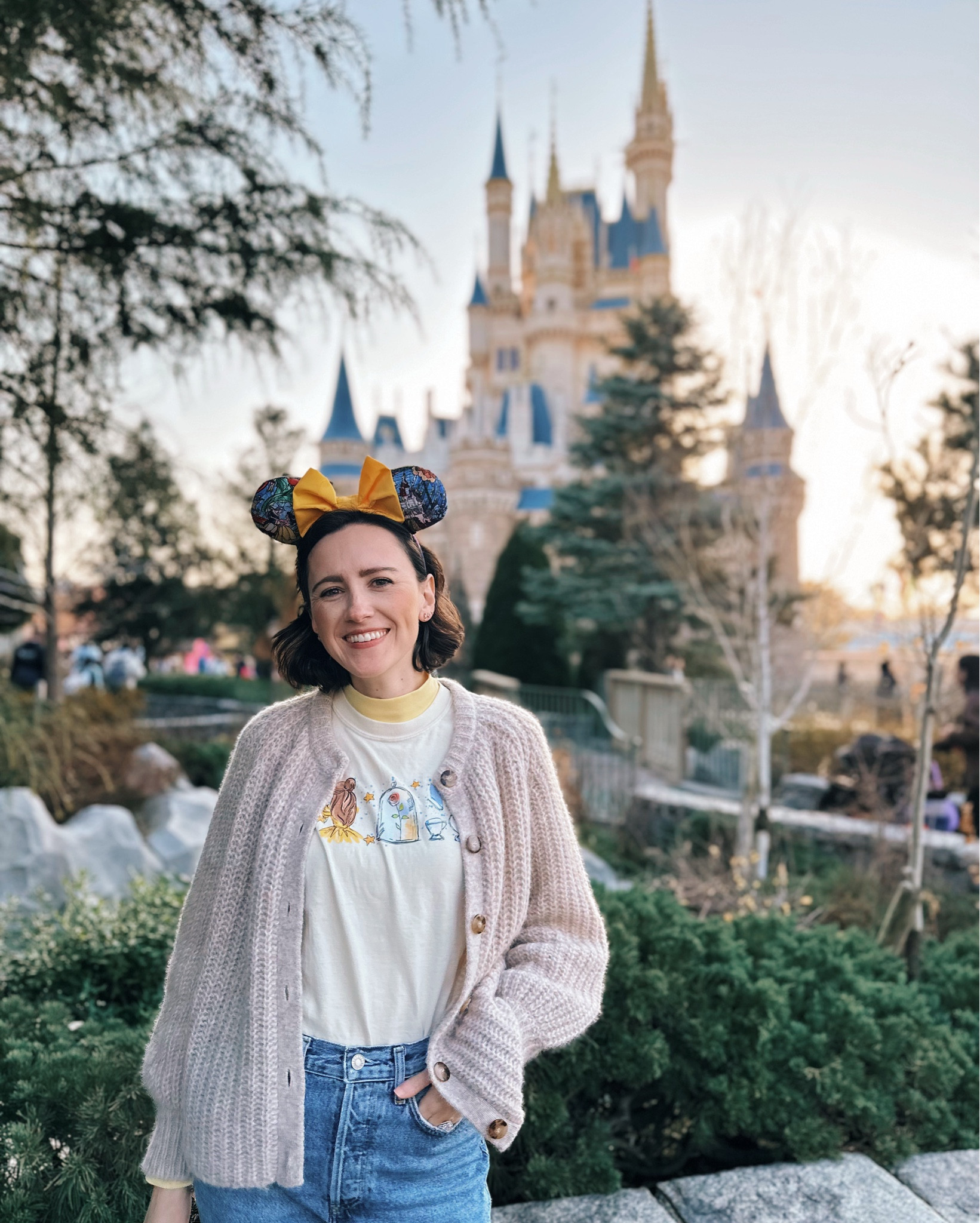 Belle vibes only 🥀💛✨ a closer look at my Disney outfit for a day at Tokyo Disneyland! 

#LTKootd #LTKdayinmylife #LTKTravel