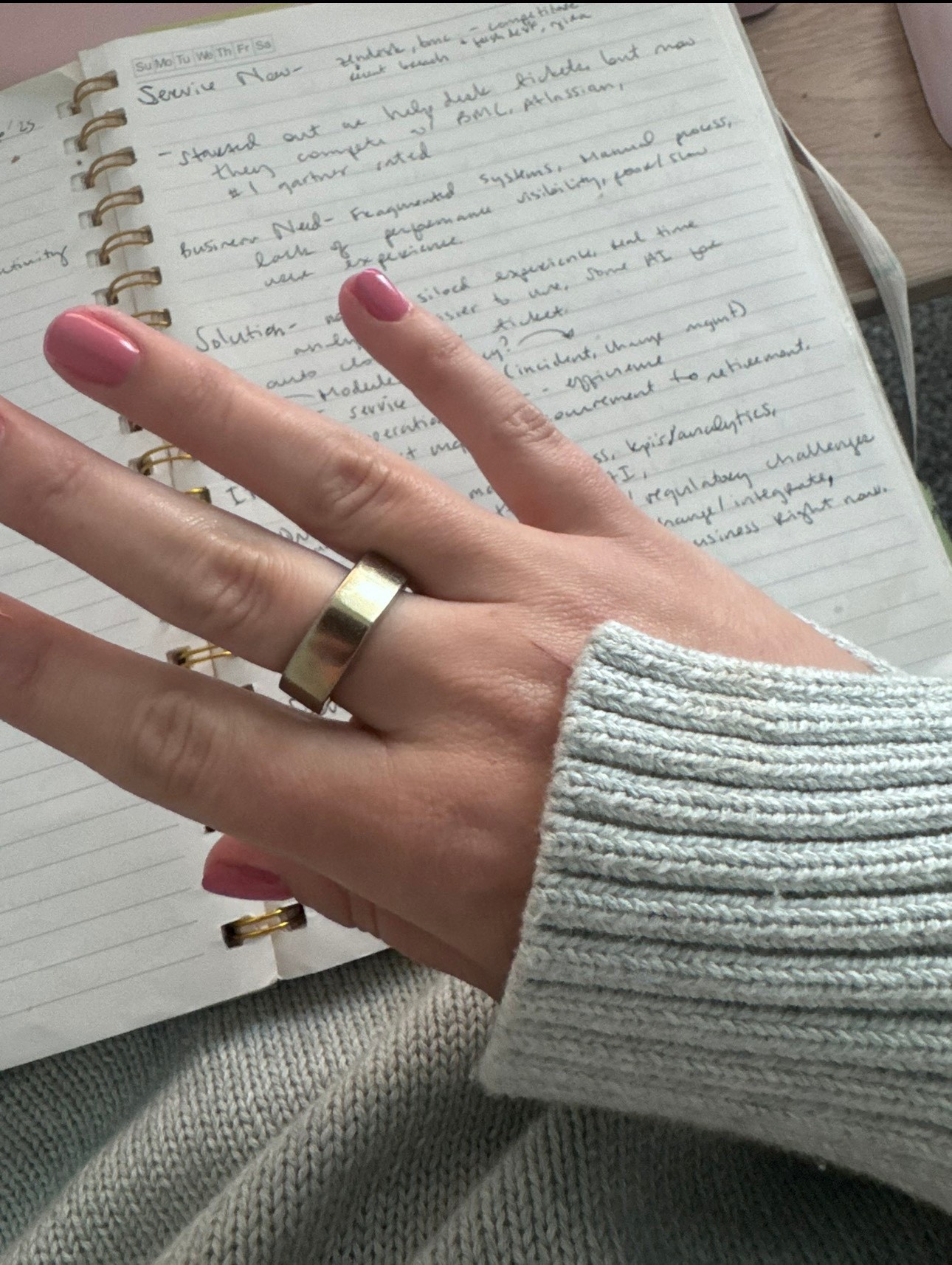 Showing my coworkers my Oura ring- I think this is one of the few pricier things I owe that if I lost it today for good, I would rebuy it tomorrow morning! 

The health insights are so granular and accurate- especially for cycle tracking and insights ♥️

#LTKHoliday #LTKActive #LTKGiftGuide