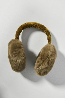 Velvet Fuzzy Earmuffs | Anthropologie (US)