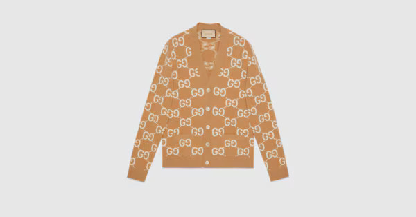 GG wool jacquard cardigan | Gucci (US)