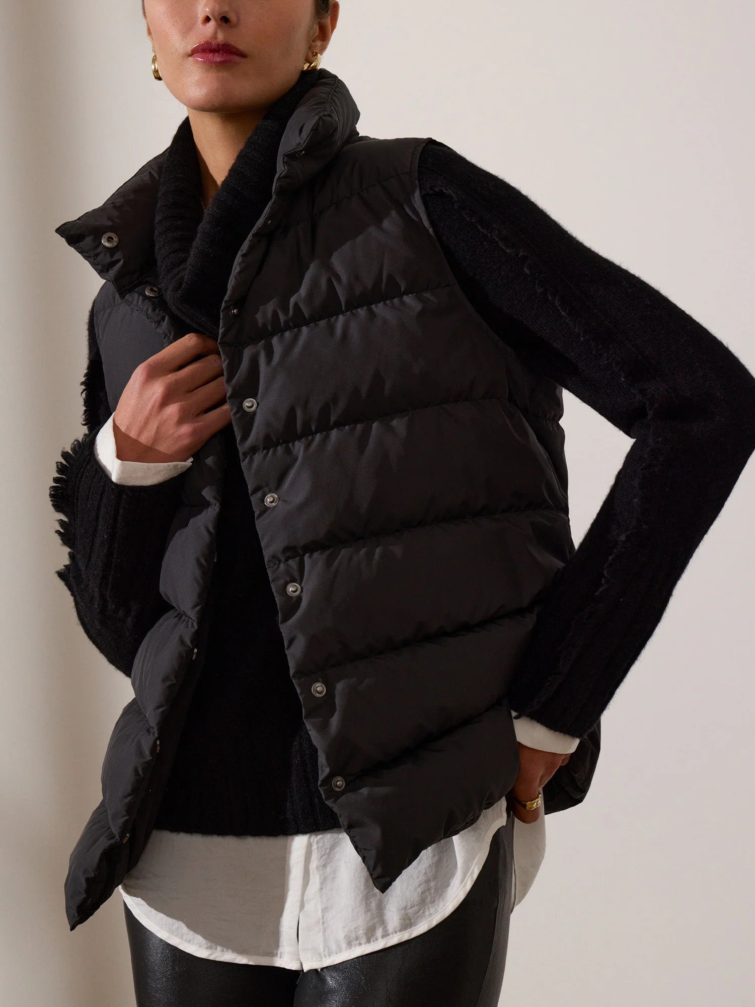 Women's Anders Down Vest in Washed Black | Brochu Walker | Brochu Walker