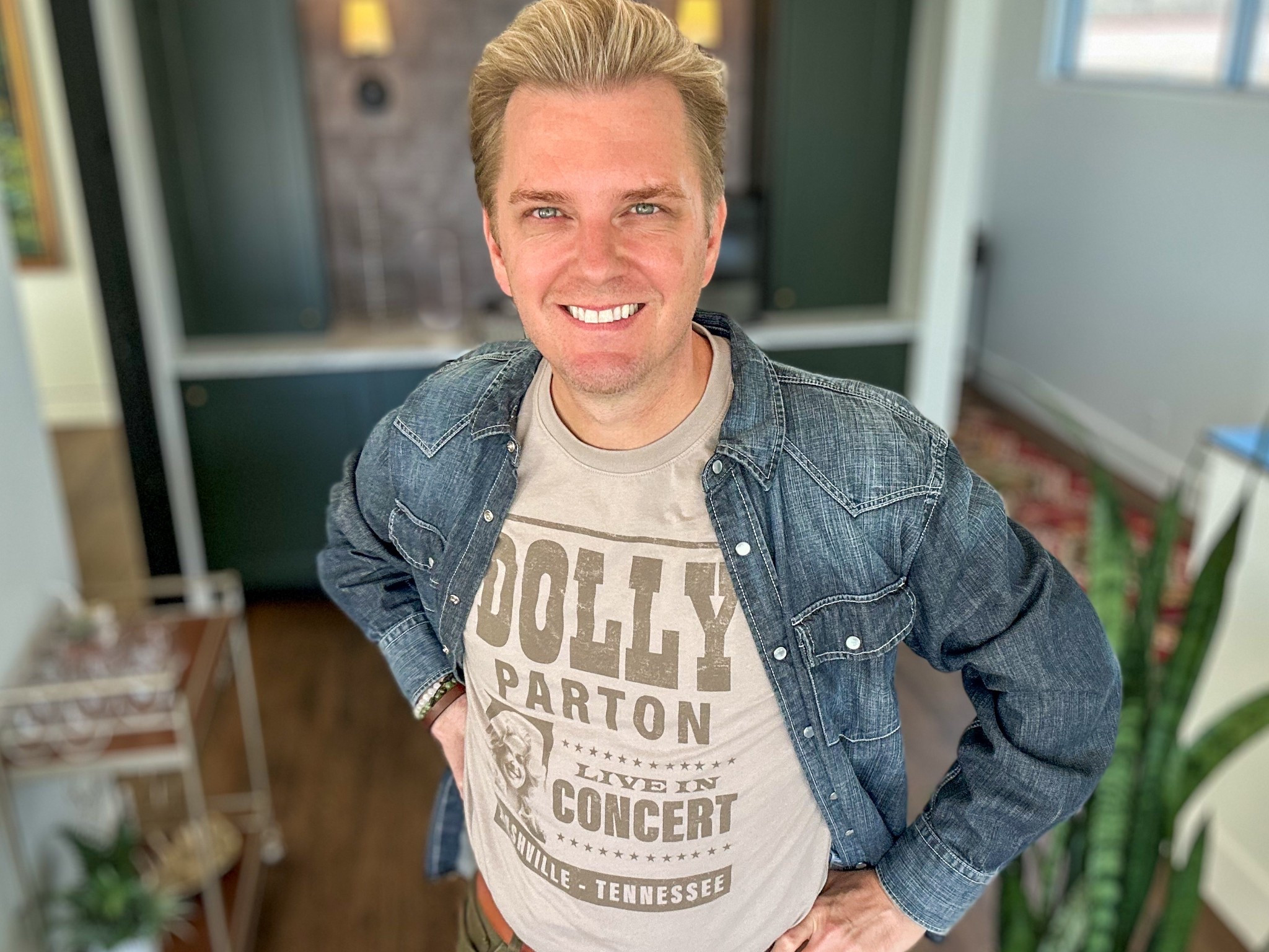 I will always love Dolly. And a denim shirt.

#LTKOver40 #LTKMens