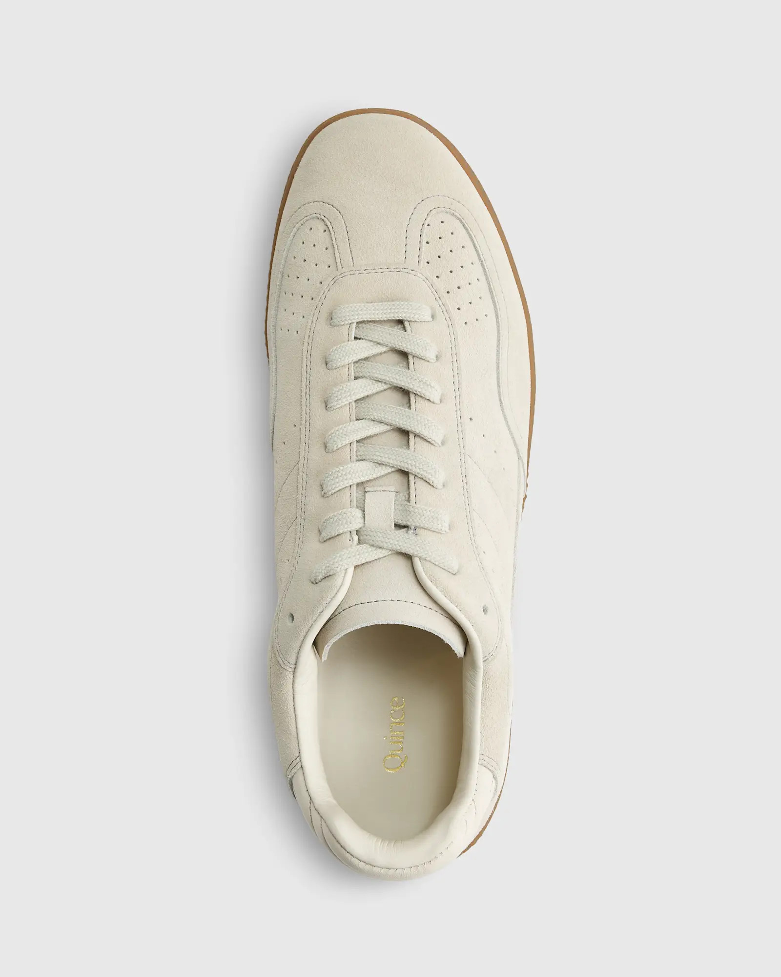 Italian Suede Gum Sole Sneaker | Quince