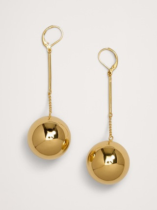 Large Sphere Drop Earrings | Banana Republic (US)