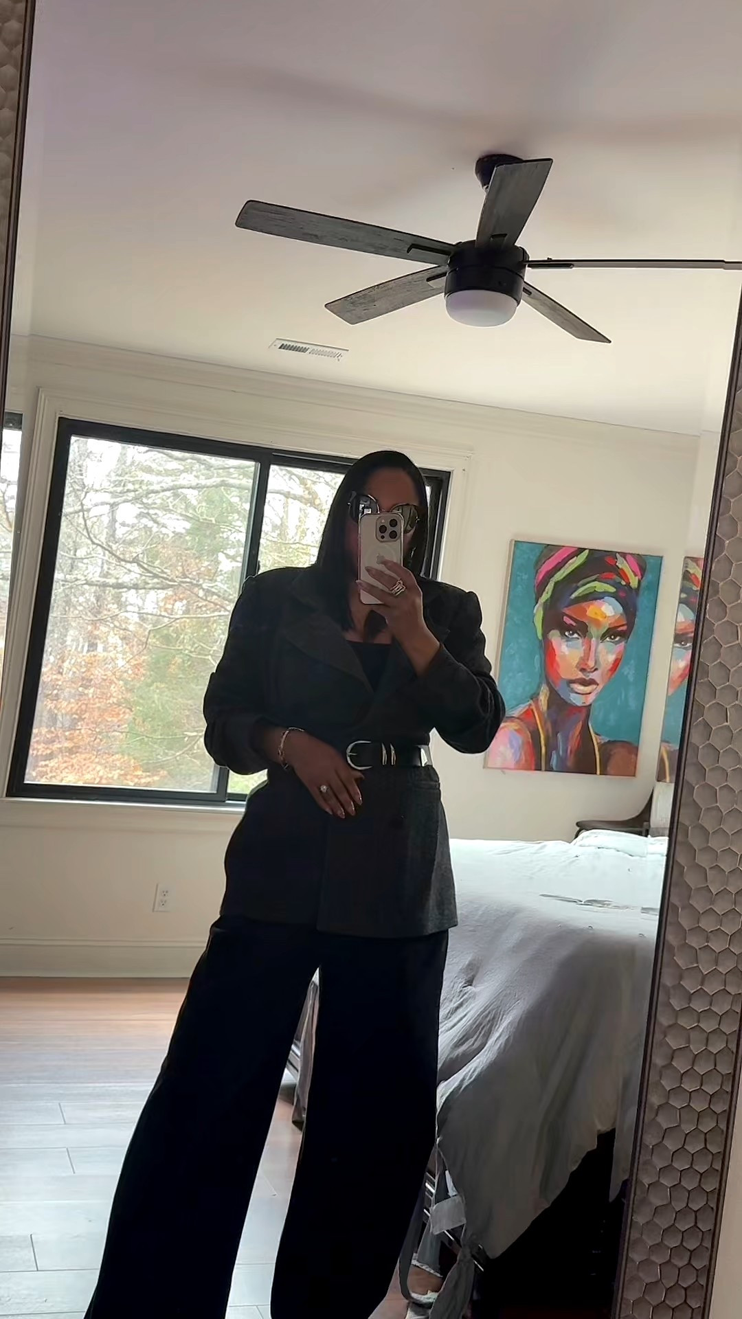 Herringbone Blazer x Wide Leg Jeans by  Kahlana Barfield KBB Collection. Check your stores for the Blazer.

Wearing Medium
Size 4 jeans 

#LTKU #LTKFindsUnder100 #LTKootd