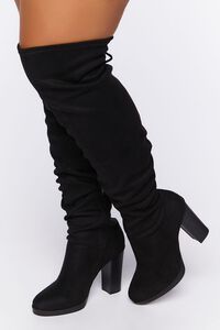 Faux Suede Over-the-Knee Boots (Wide) | Forever 21 (US)