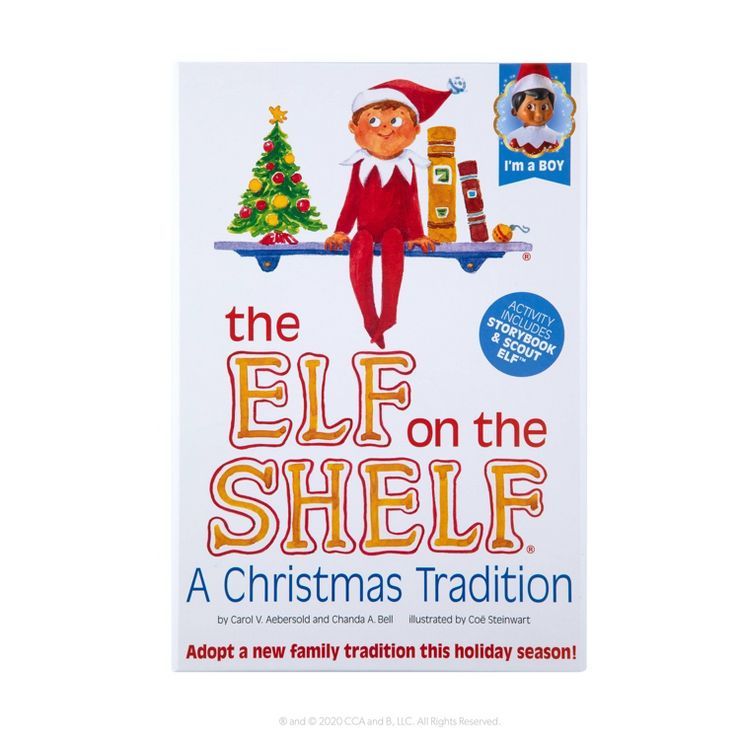 The Elf on the Shelf - Brown Eye Boy Elf - by Chanda Bell (Hardcover) | Target