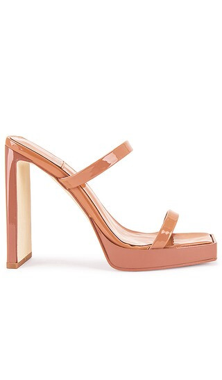 Hustler Platform Mule in Dusty Blush Patent | Revolve Clothing (Global)
