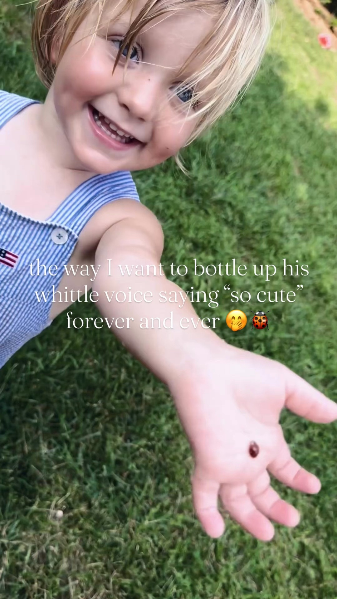 The sweetest whittle voice and the sweetest whittle bubba !!!! Be still my heart y’all!! 👶🏼🐞😍 It’s the “Look! So cute, Daddy!” for me!! 🥹❤️ Ohhh how we all love and adore 🥰 your sweet and precious little self so, Levi Rhett!!! 👣 #sweetbabymemories #babyvoice #toddlervoice #corememory #cutestthingever