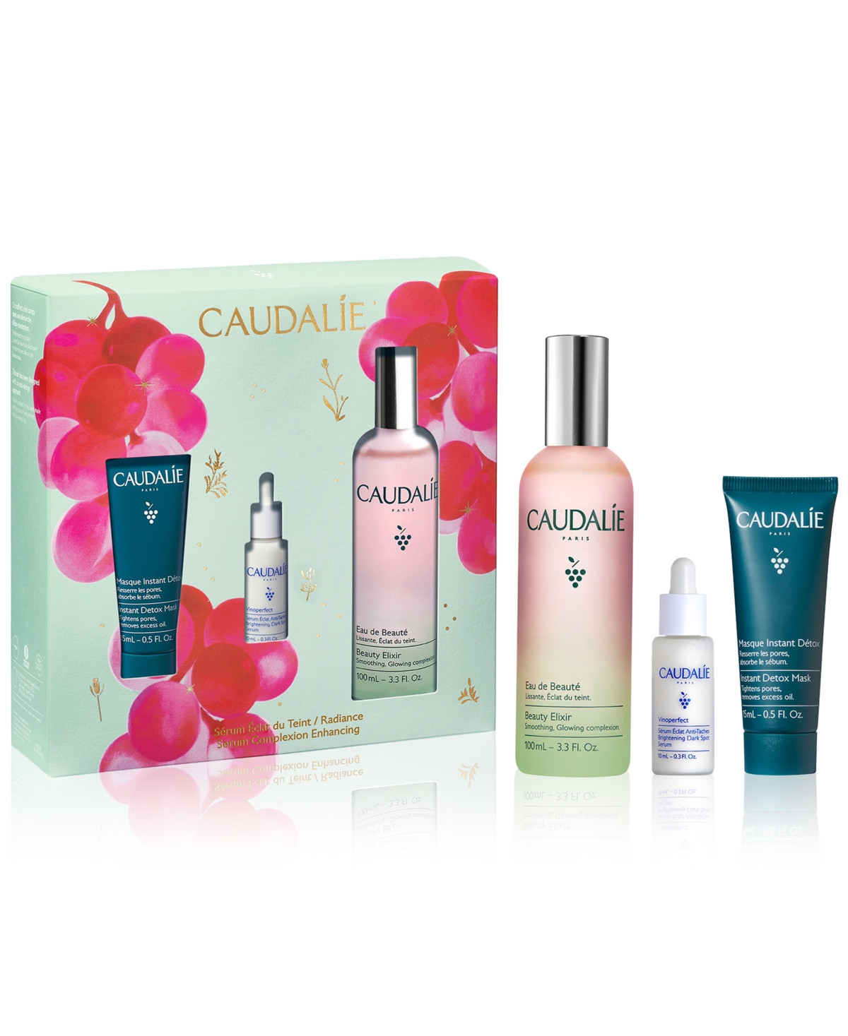 Caudalie 3-Pc. Prep & Glow Best Sellers Holiday Skincare Set | Macy's