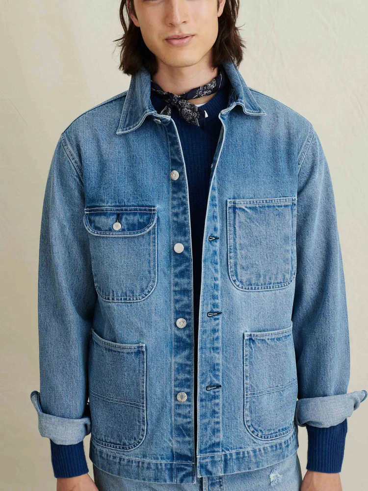 Work Jacket in Vintage Wash Denim | Alex Mill