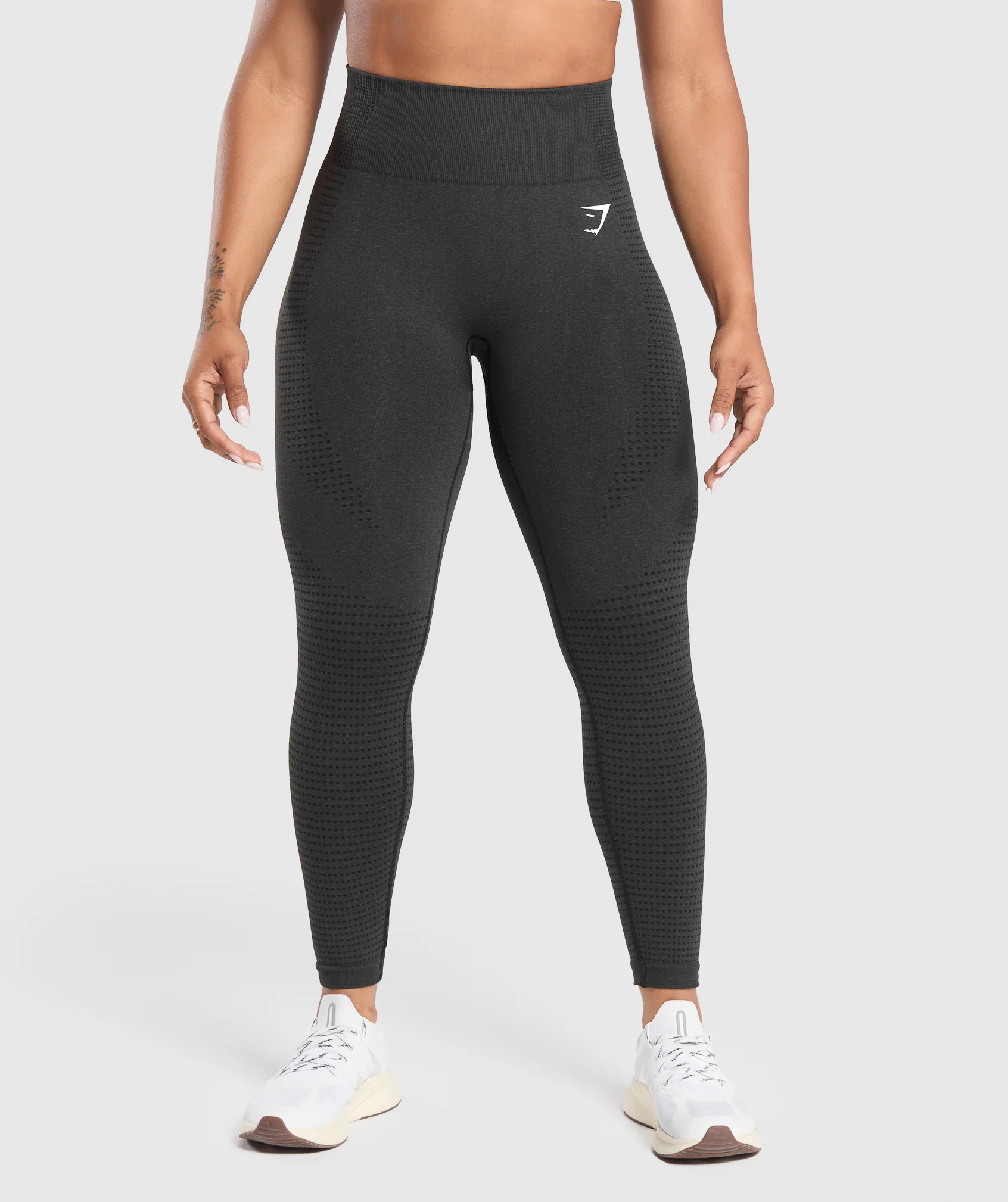 Gymshark Vital Seamless Leggings - Black Marl | Gymshark UK