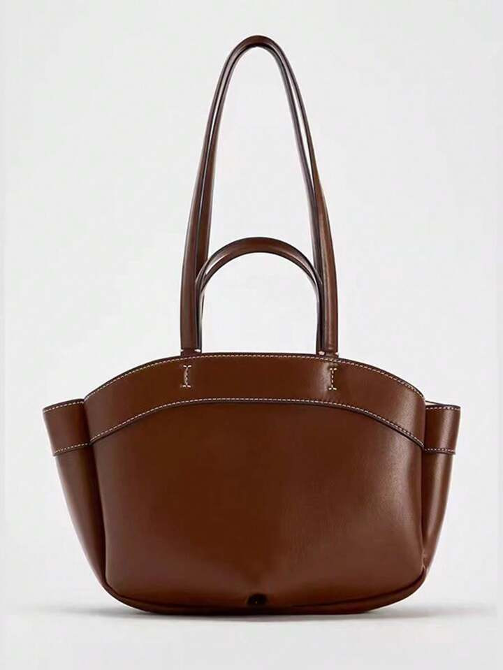 New Women Tote Bag, Large Capacity Canvas Shopper Bag, Trendy & Fashion | SHEIN