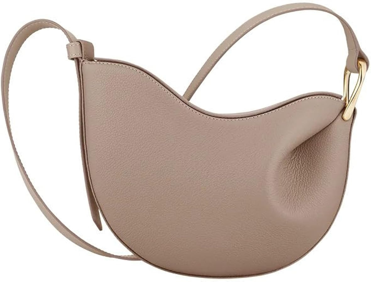 VKOO women's pea shoulder bag,premium leather trend shoulder crossbody bag,tonca bag suitable for... | Amazon (US)