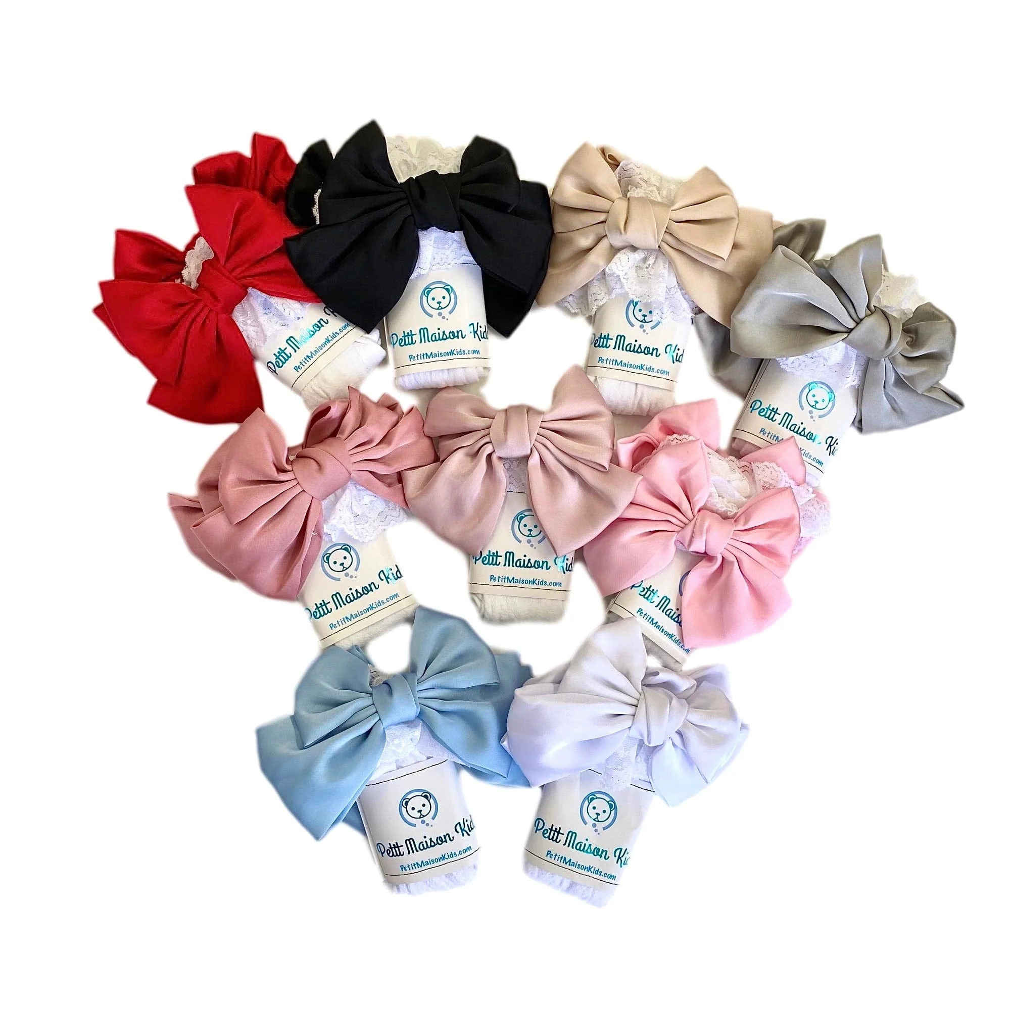 Lola Lace Socks with Satin Bows | petite maison kids