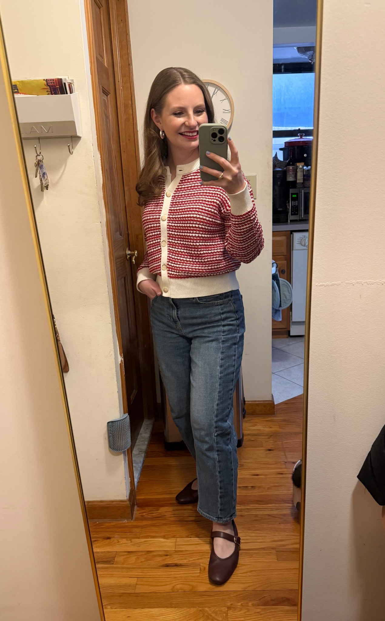 Cutest cardigan from Target for ❤️❤️ day! Wearing XS and fit is roomy. 

#LTKootd #LTKValentine