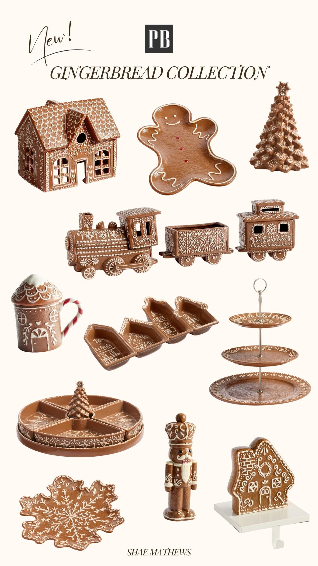 Pottery Barn launched the coziest gingerbread collection! From collectible houses, hot cocoa mugs, serving trays, + more!🤎

#LTKHome #LTKSeasonal #LTKHoliday