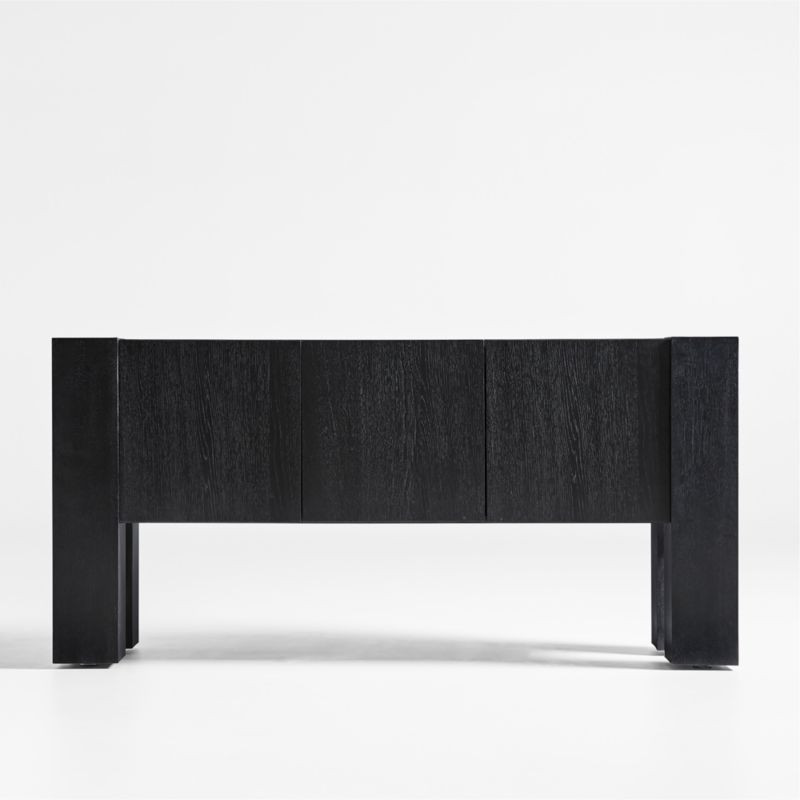 Sobro Black Walnut Sideboard + Reviews | Crate & Barrel | Crate & Barrel