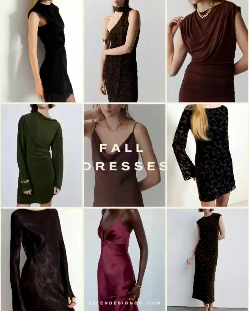 Fall dresses from Mango. Fall wedding guest dress. Party dress. Special occasion dress. Short dress. Black lace mini dress. Olive green dress. Ruched dress. Velvet burnout dress. Maroon dress. Burgundy satin dress. Long sleeve mino dress. Asymmetrical dress. Tie neck dress. Long evening dress. Silk cami dress. Purple dress. 

#LTKSeasonal #LTKSaleAlert