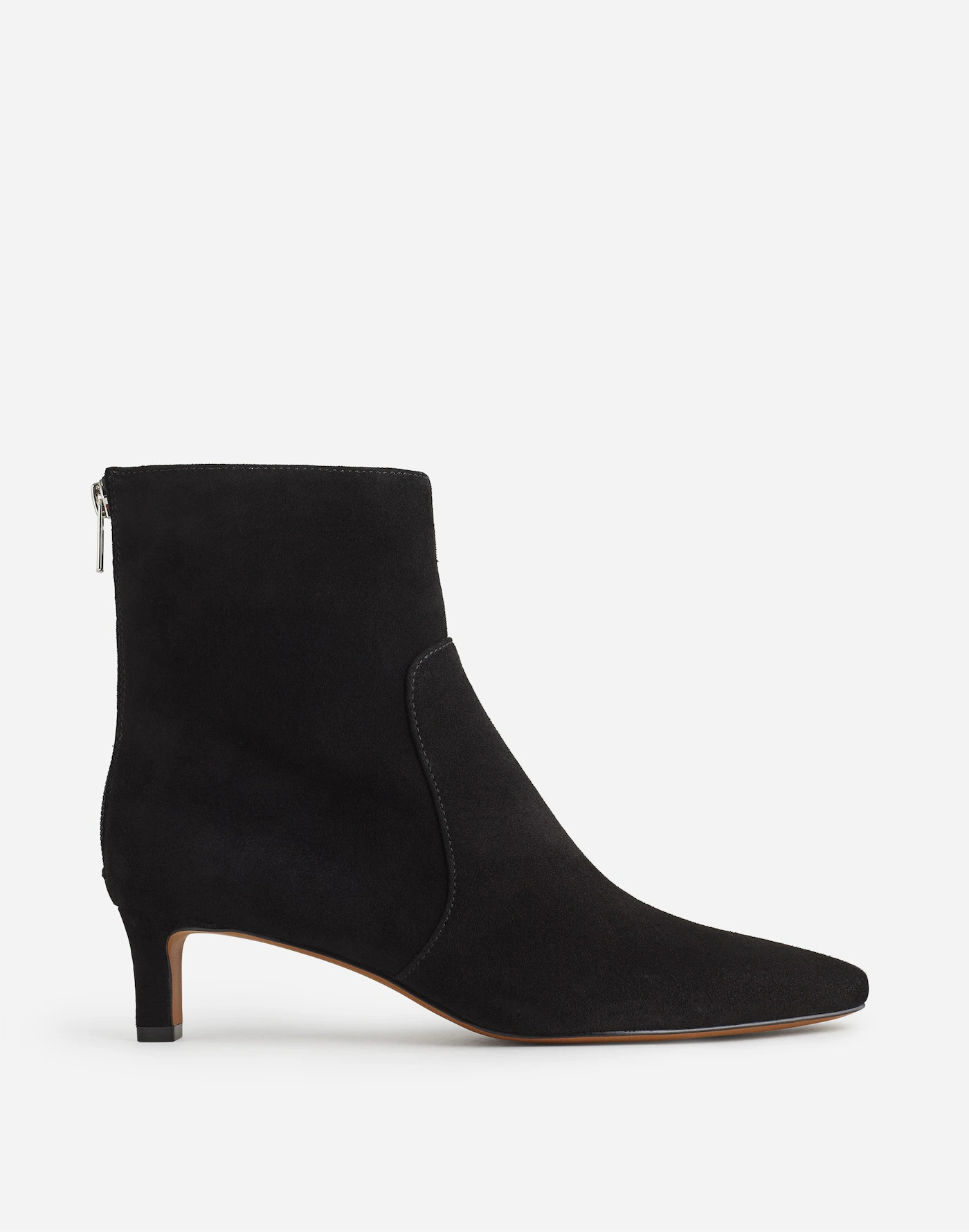 The Dimes Kitten-Heel Boot in Suede | Madewell | Madewell