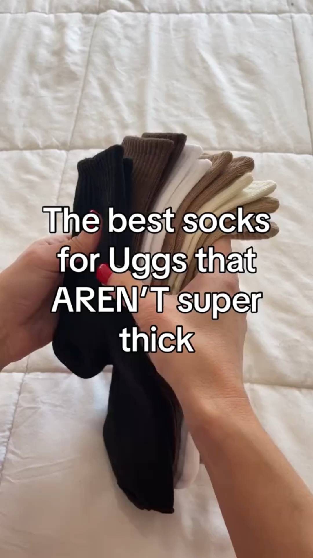 Fall fashion must have! These socks are PERFECT for Uggs and even all your fall boots! They come in a pack of 6 and are super affordable! #socks #fallfashion 

#LTKSaleAlert #LTKStyleTip #LTKFindsUnder50