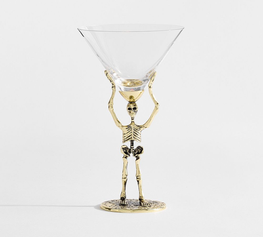Skeleton Martini Glasses | Pottery Barn (US)