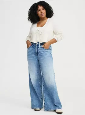 High-Rise Baggy Wide-Leg Jean | Torrid (US & Canada)