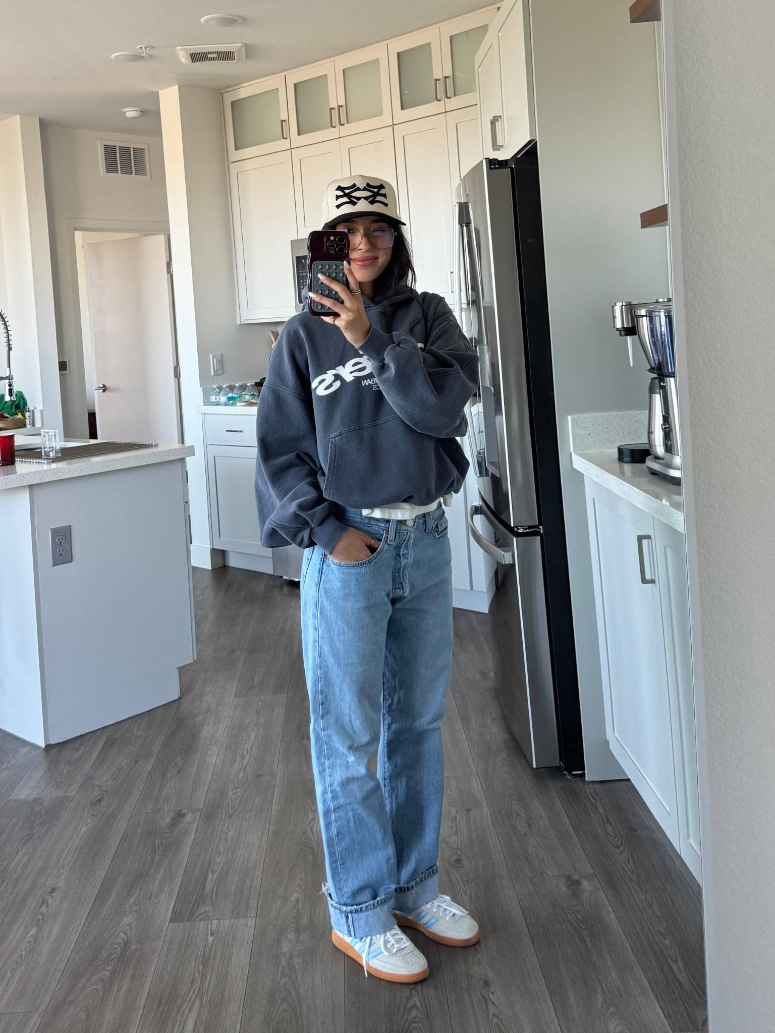 I size up at least 3 sizes in my Levi's! 