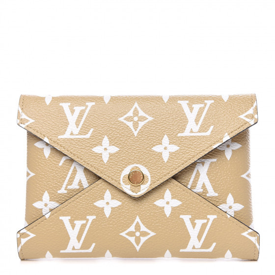 LOUIS VUITTON Monogram Giant Medium Kirigami Pochette Insert Beige | Fashionphile