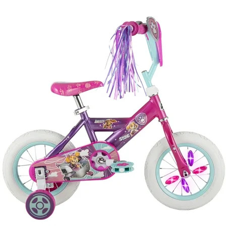 Huffy 12" Paw Patrol Kids' Bike, Fits Riders 3'1" - 3'5", Pink, Child, Girl's | Walmart (US)