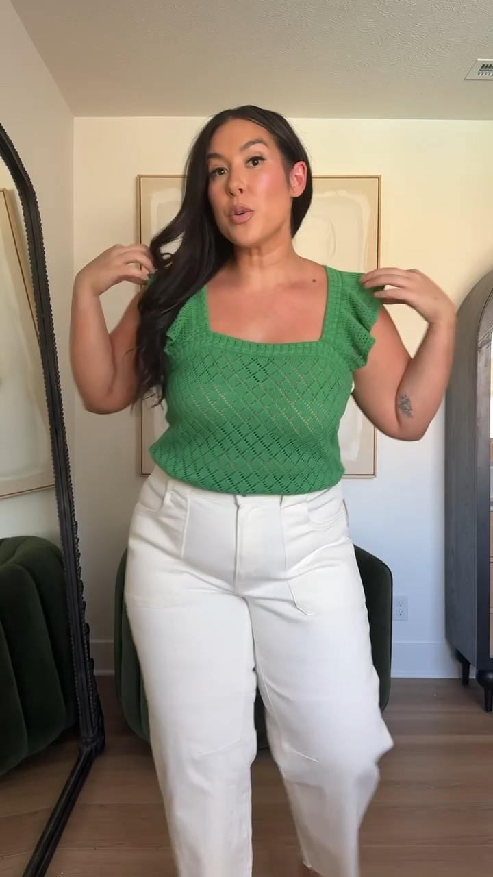 Love this green color!! the top is knit and soft! Great everyday white pants! 

summer fashion, ootd, outfit inspo, summer dress, walmart fashion, walmart finds, midsize, outfit, trendy, dress, comfy, easy outfit, mom outfit

#LTKootd #LTKSeasonal #LTKMidsize